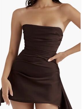 House of CB | Dresses | House Of Cb Sahara Merlot Vegan Leather Maxi Dress  Nwot | Poshmark